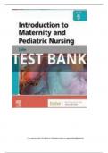 Test Bank For Introduction to Maternity and Pediatric Nursing 9th Edition BY Gloria Leifer Chapter 1-34 Newest Version 2022