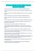 3P Exam Study Guide &vert;100&percnt; Correct Answers &vert;Verified