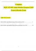 2023 ATI RN Adult Medical Surgical 2019 Exam and 2019 Retake Exam with NGN Questions and Answers with Rationales (Verified Revised Full Exam)