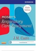 Mosbys Respiratory Care Equipment 9th Edition - Test Bank