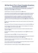 MO Bail Bond &lpar;Tim's Class&rpar; Complete Questions And Answers 2023&sol;2024