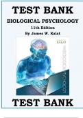 BIOLOGICAL PSYCHOLOGY 11TH EDITION BY JAMES W. KALAT ISBN-9781111831004