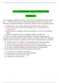 ATI LEADERSHIP PROCTORED EXAM&period;
