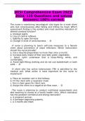 HESI Comprehensive Exam 2023-2024&sol; 125 Questions and solved Answers&sol; 100&percnt; correct&period;