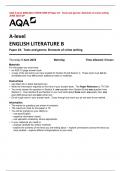 AQA A-level ENGLISH LITERATURE B Paper 2A Texts and genres: Elements of crime writing JUNE 2023 QP