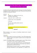 Pharmacology Rn Exam&vert; Questions and 100&percnt;  Corrects Answers 2022-2023