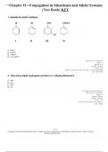 Chapter 11 - Conjugation in Alkadienes and Allylic Systems (Test Bank)