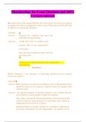 Pharmacology Rn Exam&vert; Questions and 100&percnt;  Corrects Answers
