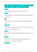 MN state cosmetology laws & rules Questions and Answers 100&percnt; Correct 2023&sol;2024