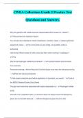 CWEA Collections Grade 2 Practice Test Questions and Answers&period;