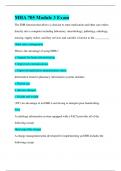 MHA 705 Module 3 Exam