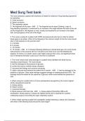 Med Surg Test bank