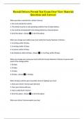 Hawaii Drivers Permit Test Exam Over View Material  Questions and Answers 2023&sol;2024 Update Graded A&plus;