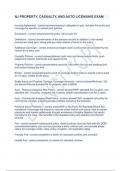 NJ PROPERTY&comma; CASUALTY&comma; AND AUTO LICENSING EXAM