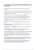 NJ ACCIDENT AND HEALTH PRODUCER INSURANCE EXAM CHAPTER &num;1