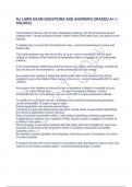 NJ LAWS EXAM QUESTIONS AND ANSWERS GRADED A&plus; &lpar;-SOLVED&rpar;