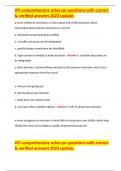ATI comprehensive nclex-pn questions with correct & verified answers 2023 update