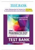 Test Bank Lehne's Pharmacology for Nursing Care, 11th Edition by Jacqueline Burchum, Laura Rosenthal Chapter 1-112