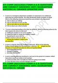 ATI COMP 2023/2024 FORM A & B QUESTIONS AND CORRECT ANSWERS 100% GUARANTEED SUCCESS A+ GRADED UPDATED 2023