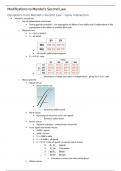  Introduction to Genetics &lpar;BIOL0003&rpar; Notes - Modifications to Mendel