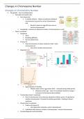 Introduction to Genetics &lpar;BIOL0003&rpar; Notes - Changes in Chromosomes