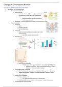Introduction to Genetics (BIOL0003) Notes - Changes in Chromosomes