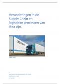 Veranderingen in de Supply Chain en logistieke processen van Ikea.