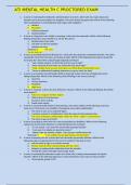 ATI MENTAL HEALTH C PROCTORED EXAM &lpar; 20242025 &rpar;WITH SOLUTIONS UPDATED