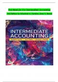 Test Bank for Intermediate Accounting, 3rd Edition by Elizabeth A. Gordon, Chapter 1-22: ISBN-, A+ guide.
