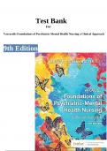 Test Bank For Varcarolis' Foundations of Psychiatric Mental Health Nursing 9th Edition by Margaret Jordan Halter, Chapter 1-36 | Complete Guide A+
