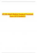 bundle for ATI RN ADULT MEDICAL SURGICAL PROCTORED EXAM 2023