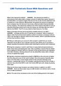 LBO Technicals Exam With Questions and Answers 