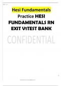 2023 Hesi Fundamentals Practice HESI FUNDAMENTALS RN EXIT V1TEST BANK