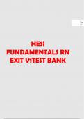 HESI FUNDAMENTALS RN EXIT V1TEST BANK 2023.