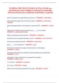 FLORIDA FIRE STATE EXAM II ACTUAL EXAM 130  QUESTIONS AND CORRECT DETAILED ANSWERS  WITH RATIONALES &lpar;VERIFIED ANSWERS&rpar; &vert;AGRADE