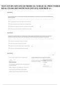 NGN ATI RN ADVANCED MEDICAL SURGICAL PROCTORED REAL EXAM 2023 WITH NGN &lpar;NCLEX&rpar; ASSURED A&plus;&period;