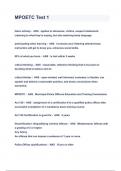 MPOETC Test 1 QUESTIONS & ANSWERS 2023 &lpar; A&plus; GRADED 100&percnt; VERIFIED&rpar;