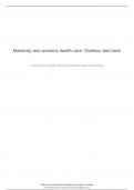 Maternity and womens health care 12edition test bank