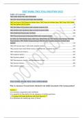 TEST BANK; TNCC FULL SOLUTION 2023 Table of Contents TNCC FINAL EXAM TEST 2022 OPEN BOOK