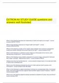    EXTRON AV STUDY GUIDE questions and answers well illustrated.