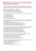 HESI PHARMACOLOGY ACTUAL EXAM QUESTIONS 2023 (55 Q&A) latest Graded A+