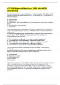ATI RN Maternal Newborn 2019 with NGN &lpar;proctored&rpar;