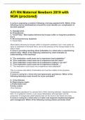ATI RN Maternal Newborn 2019 with NGN &lpar;proctored&rpar;