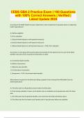CEBS GBA 2 Practice Exam &vert; 100 Questions with 100&percnt; Correct Answers &vert; Verified &vert; Latest Update 2024 &vert; 29 Pages