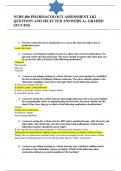 NURS 406 MEDICAL SURGE&semi;RESPIRATORY&lpar;ATI&rpar; QUESTION AND DETAILED ANSWERS WITH RATIONAL INCLUDED