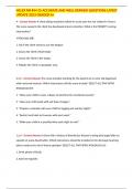NCLEX RN &num;44 35 ACCURATE AND WELL DEFINED QUESTIONS LATEST UPDATE 2023 GRADED A&plus;