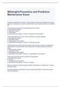 Millwright-Preventive and Predictive Maintenance Exam Questions and Answers