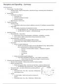 Intermediate Pharmacology (PHAR0009) Notes - Receptors and Signalling