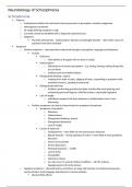Molecular Basis of Neuropsychiatric Disorders (ANAT0012) Notes - 