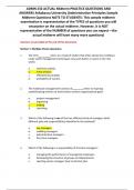 ADMN 232 ACTUAL Midterm PRACTICE QUESTIONS AND ANSWERS Athabasca University